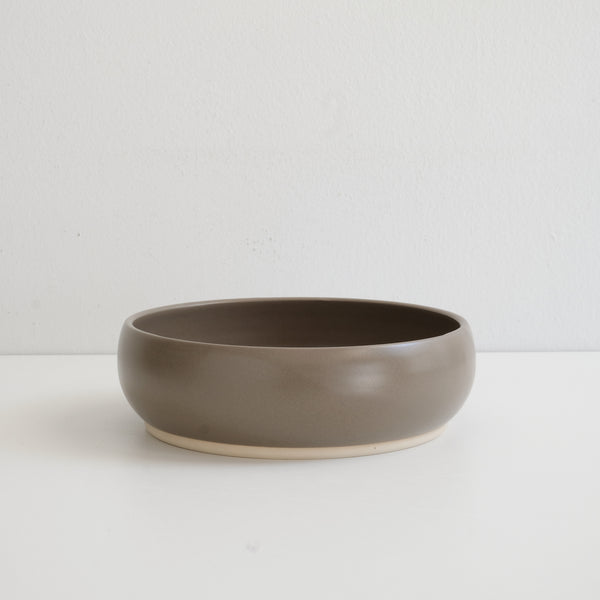 Ready to ship - Handmade porcelain shallow bowl/pasta bowl