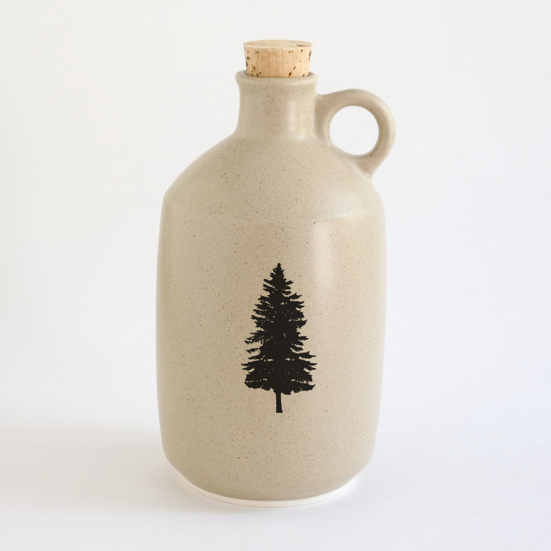 Pot à sirop d'érable impression animaux - glaçures recyclées