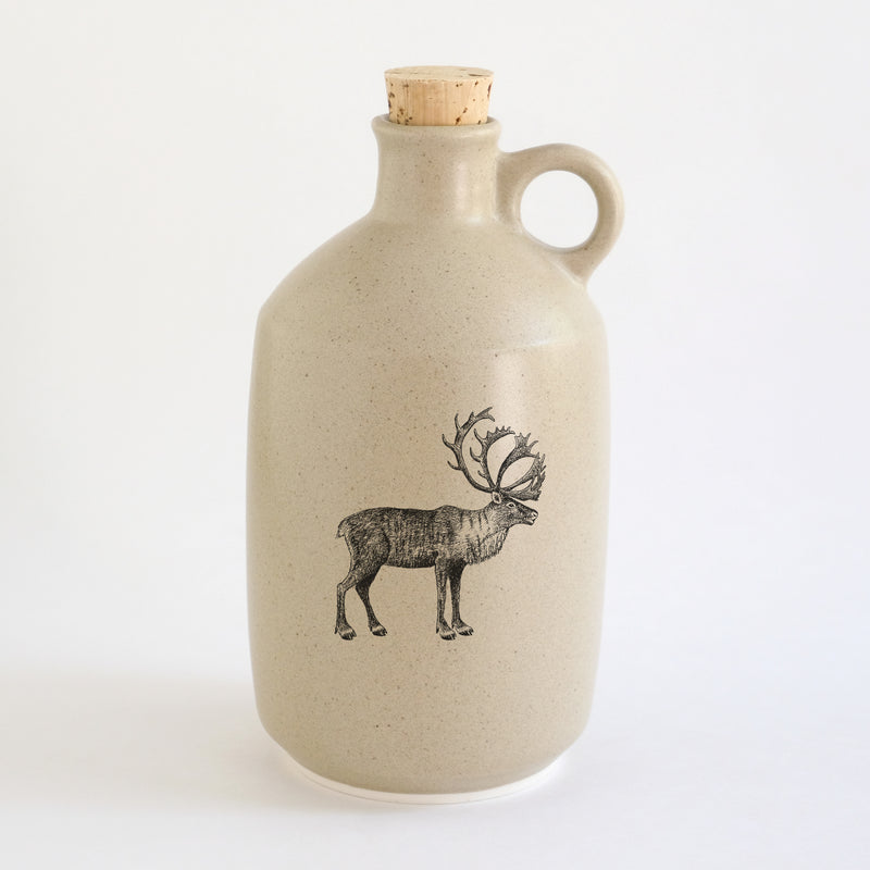 Pot à sirop d'érable impression animaux - glaçures recyclées