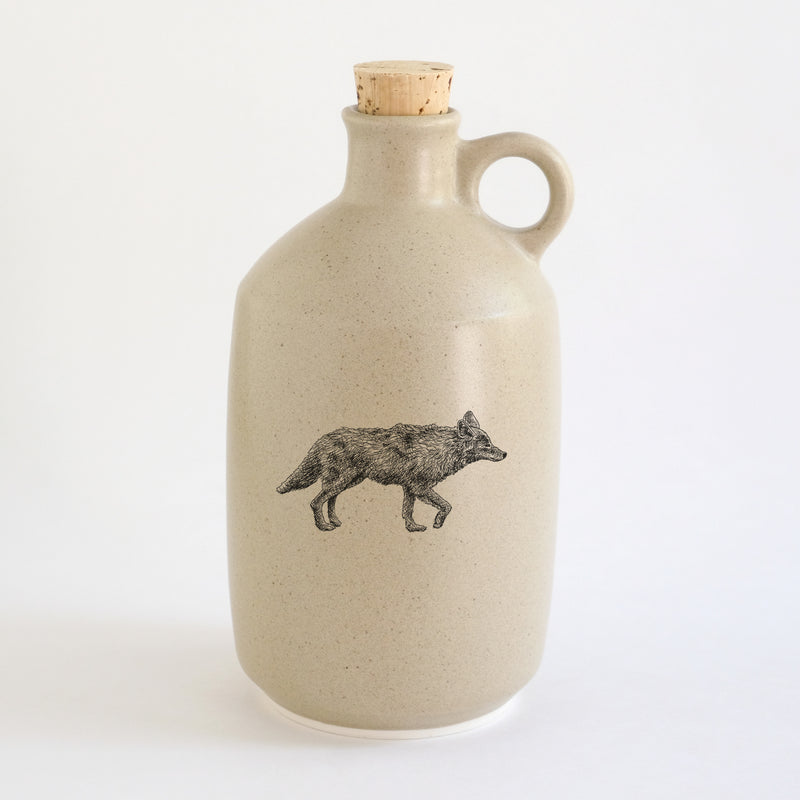 Pot à sirop d'érable impression animaux - glaçures recyclées