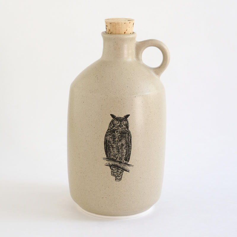 Pot à sirop d'érable impression animaux - glaçures recyclées