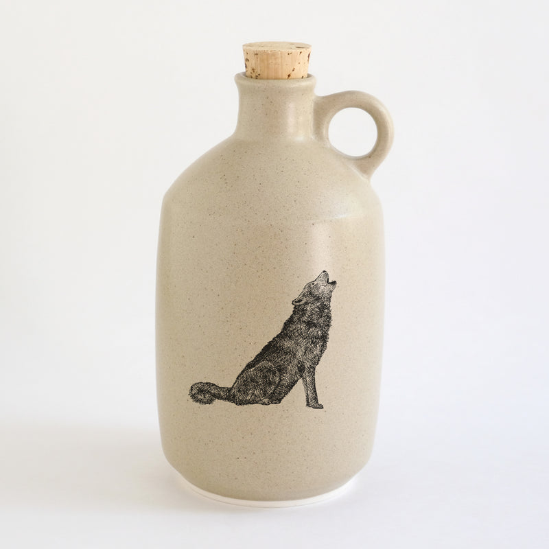 Pot à sirop d'érable impression animaux - glaçures recyclées