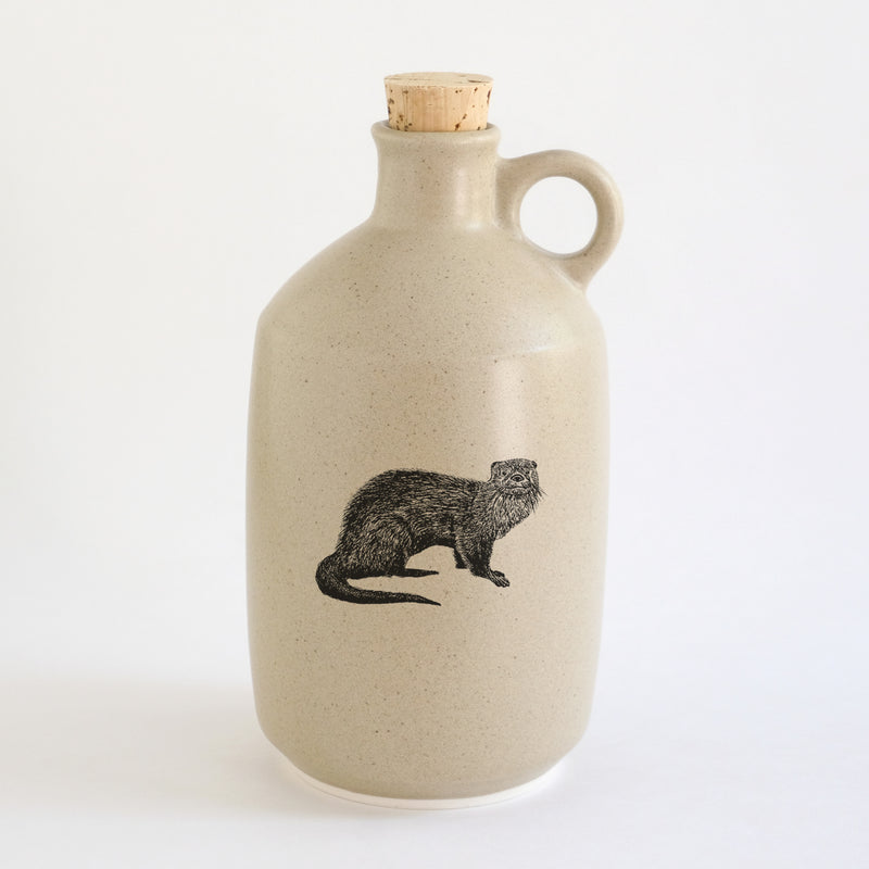 Pot à sirop d'érable impression animaux - glaçures recyclées