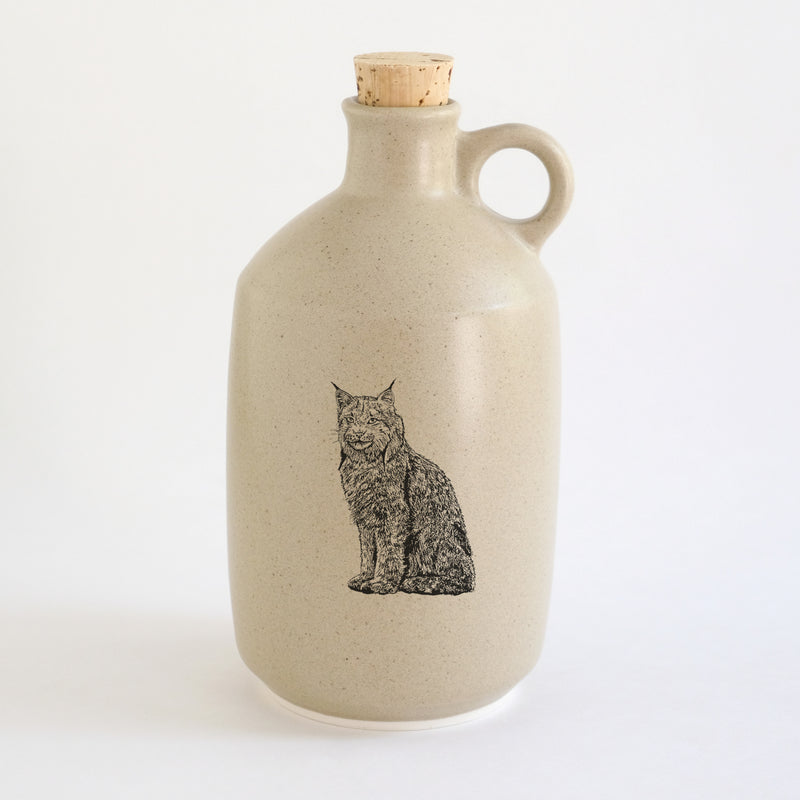 Pot à sirop d'érable impression animaux - glaçures recyclées