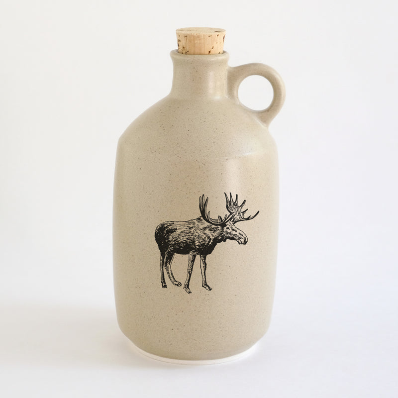 Pot à sirop d'érable impression animaux - glaçures recyclées