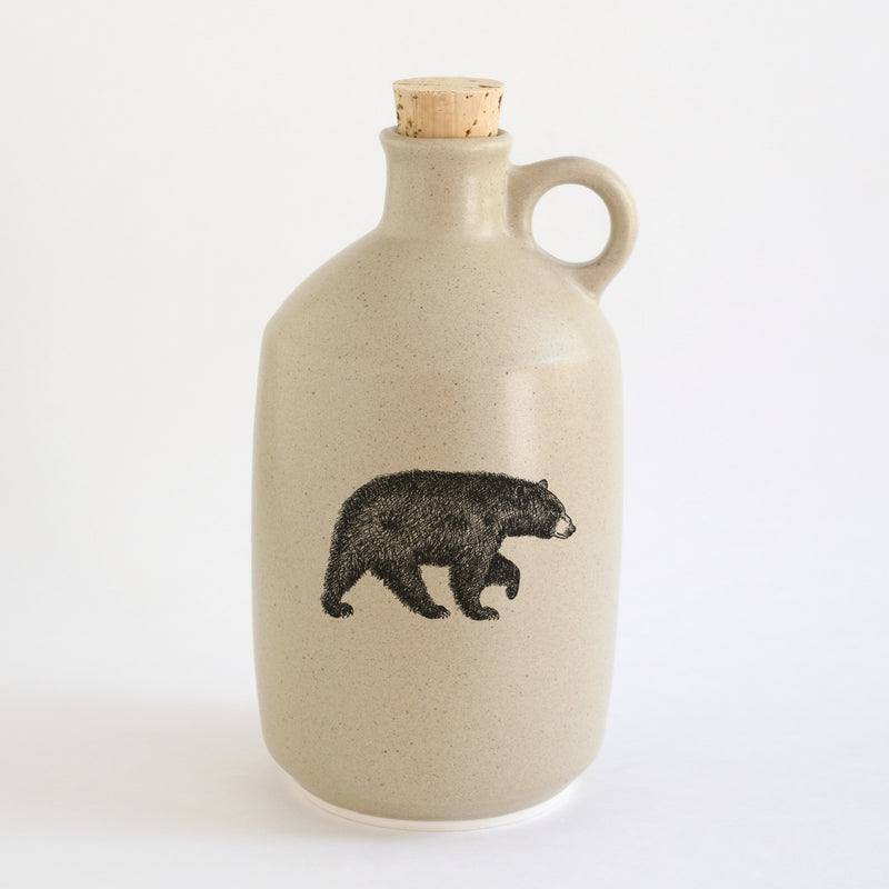 Pot à sirop d'érable impression animaux - glaçures recyclées