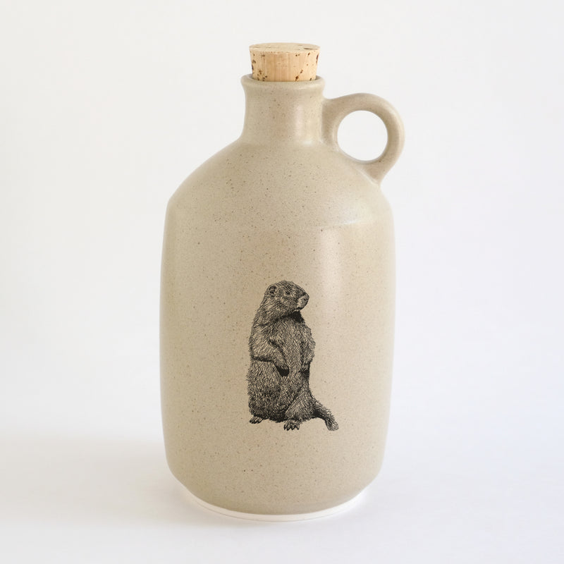 Pot à sirop d'érable impression animaux - glaçures recyclées