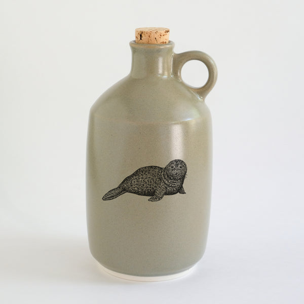 Pot à sirop d'érable impression animaux - glaçures recyclées