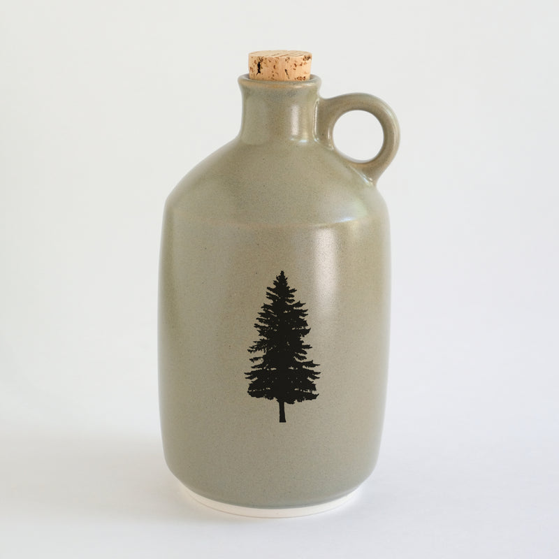 Pot à sirop d'érable impression animaux - glaçures recyclées