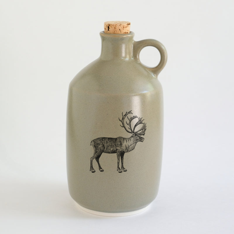 Pot à sirop d'érable impression animaux - glaçures recyclées