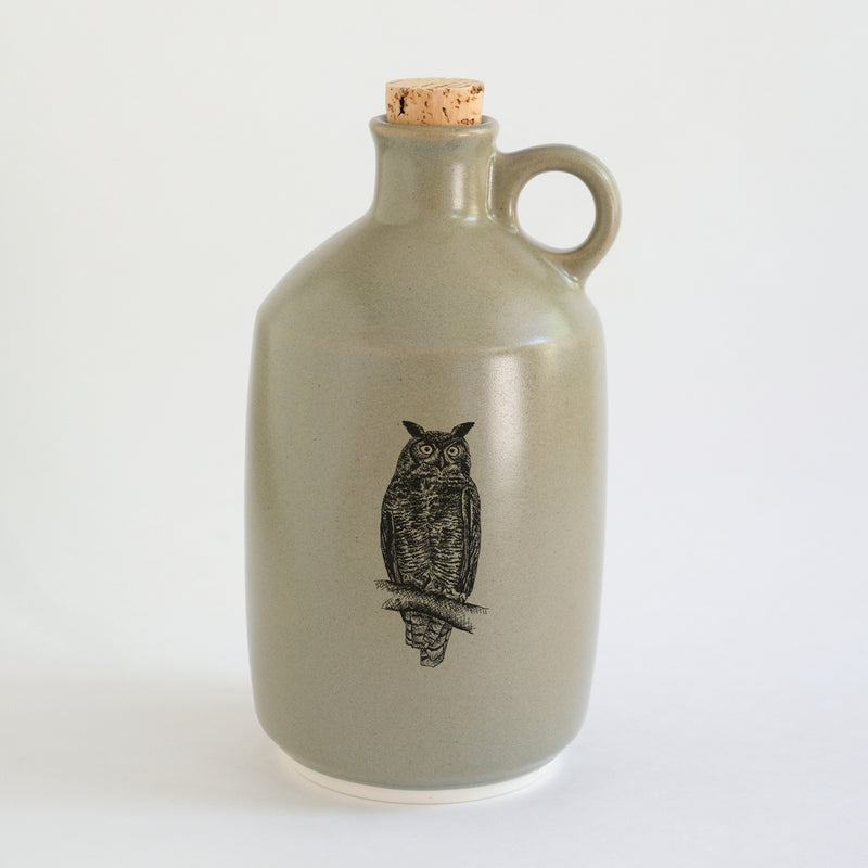 Pot à sirop d'érable impression animaux - glaçures recyclées