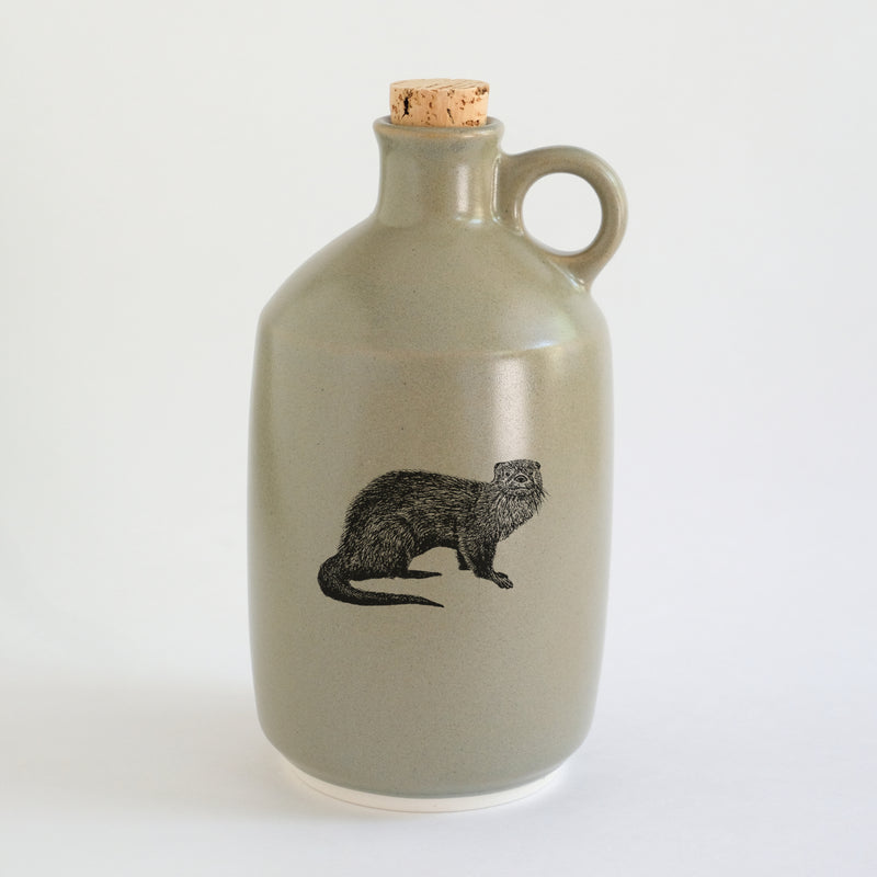 Pot à sirop d'érable impression animaux - glaçures recyclées