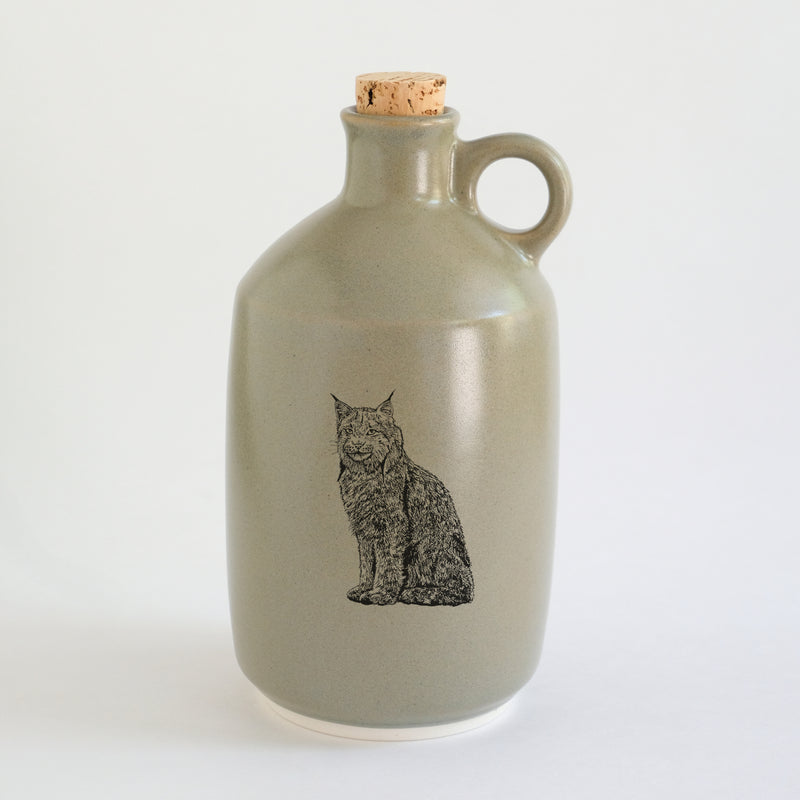 Pot à sirop d'érable impression animaux - glaçures recyclées