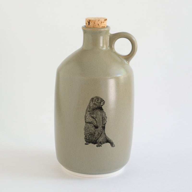 Pot à sirop d'érable impression animaux - glaçures recyclées