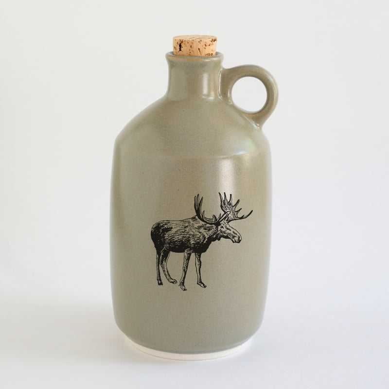 Pot à sirop d'érable impression animaux - glaçures recyclées