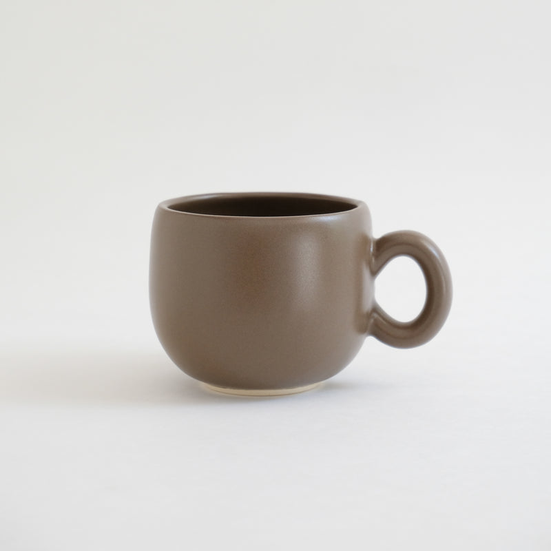 Prête à partir - Tasse basse en porcelaine fait main