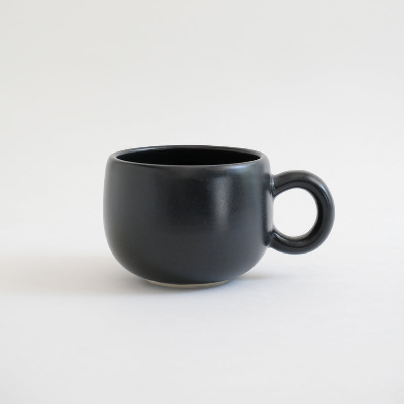 Ready to ship - Handmade porcelain coffee cup