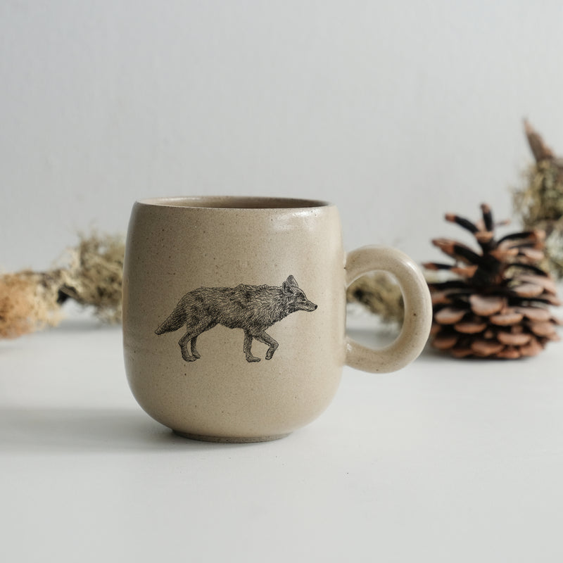 Tasse impression animaux - glaçures recyclées