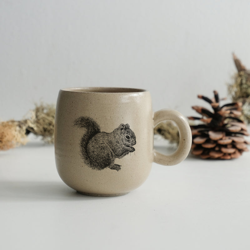 Tasse impression animaux - glaçures recyclées
