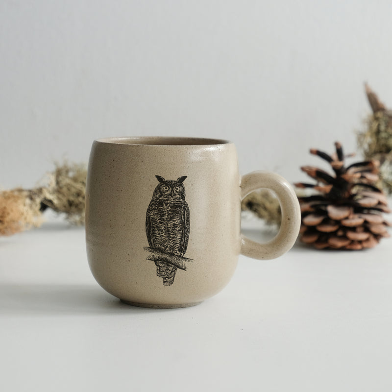 Tasse impression animaux - glaçures recyclées