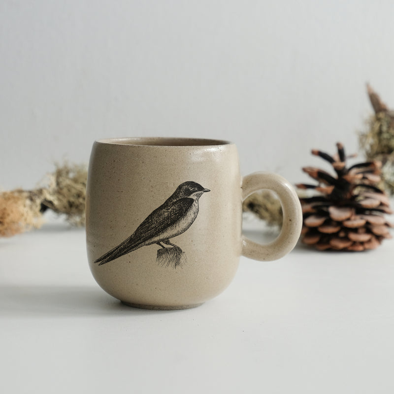 Tasse impression animaux - glaçures recyclées
