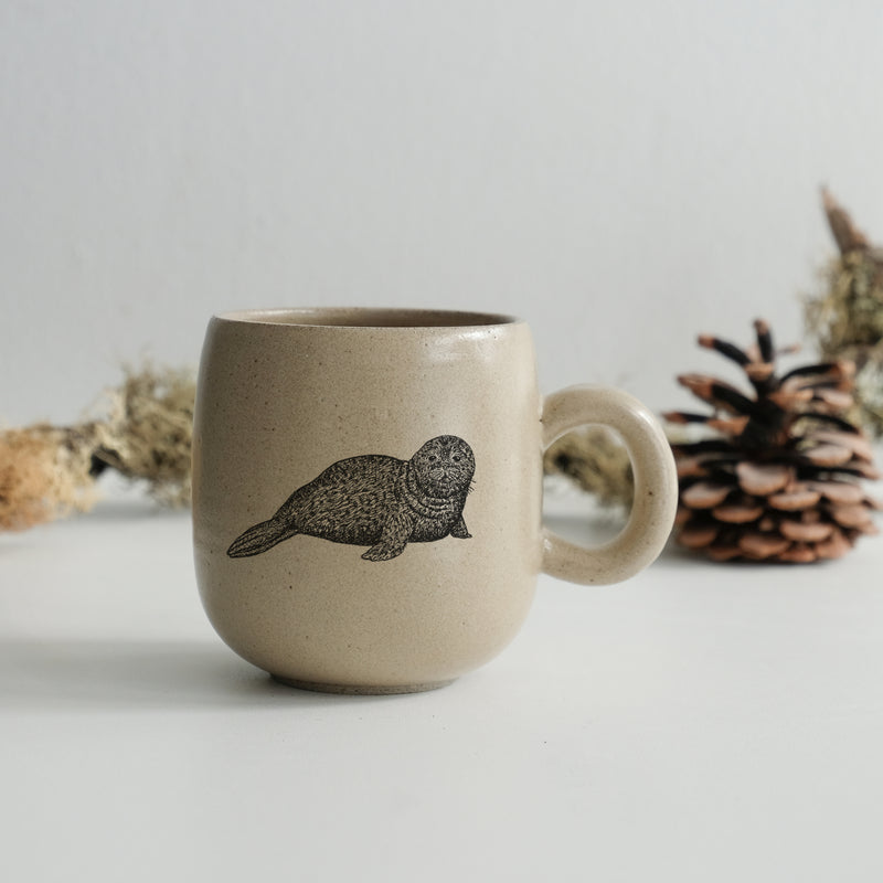 Tasse impression animaux - glaçures recyclées