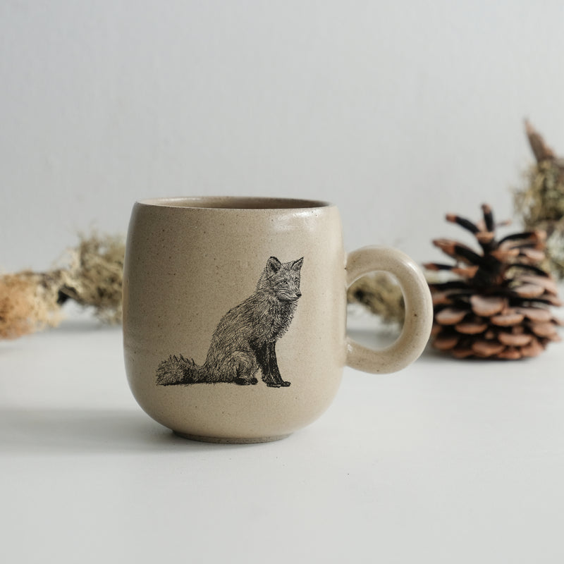 Tasse impression animaux - glaçures recyclées