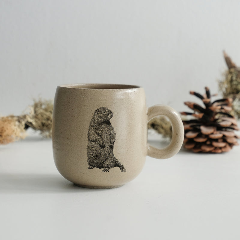 Tasse impression animaux - glaçures recyclées