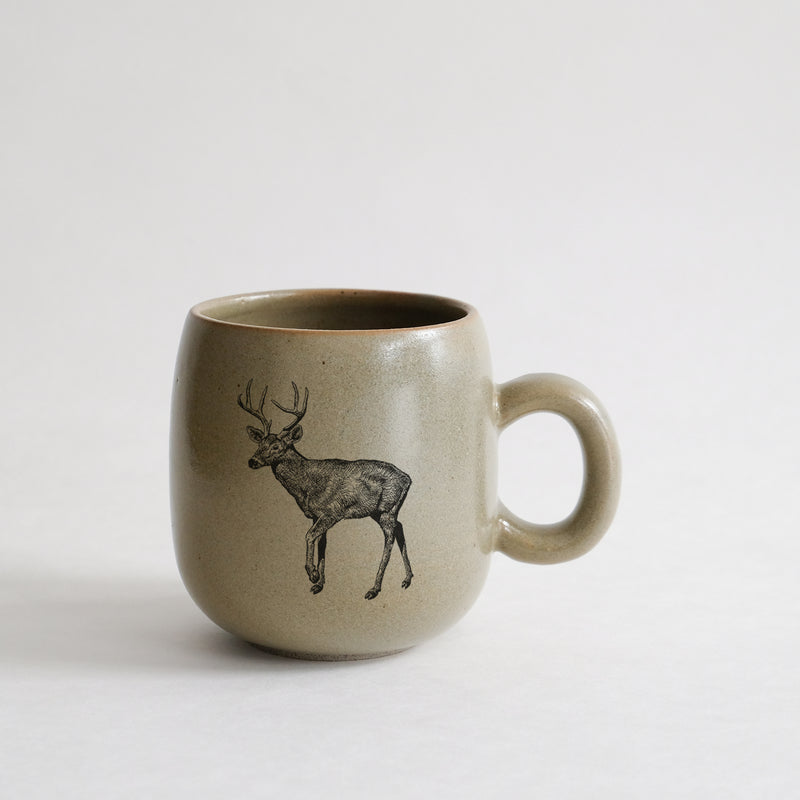 Tasse impression animaux - glaçures recyclées