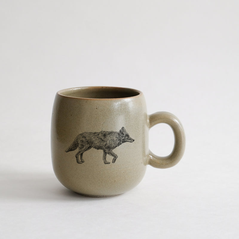 Tasse impression animaux - glaçures recyclées