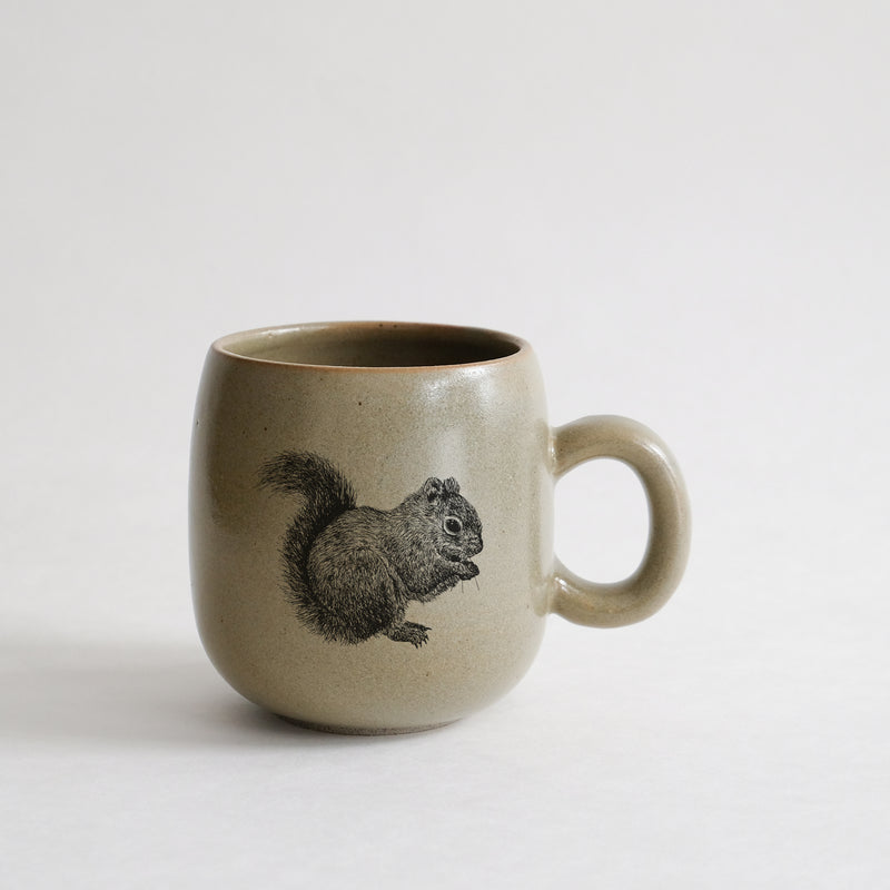 Tasse impression animaux - glaçures recyclées