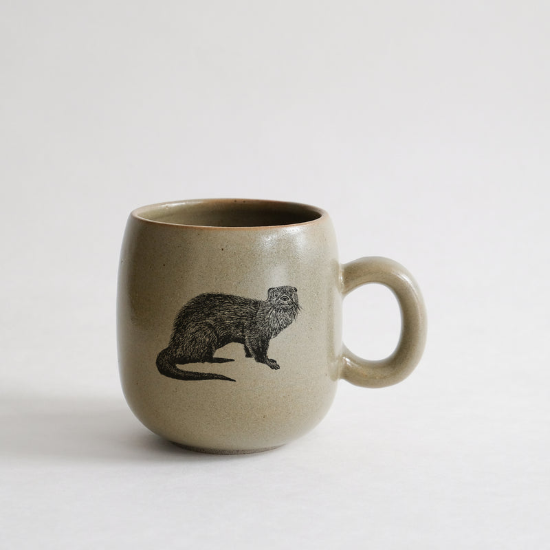 Tasse impression animaux - glaçures recyclées