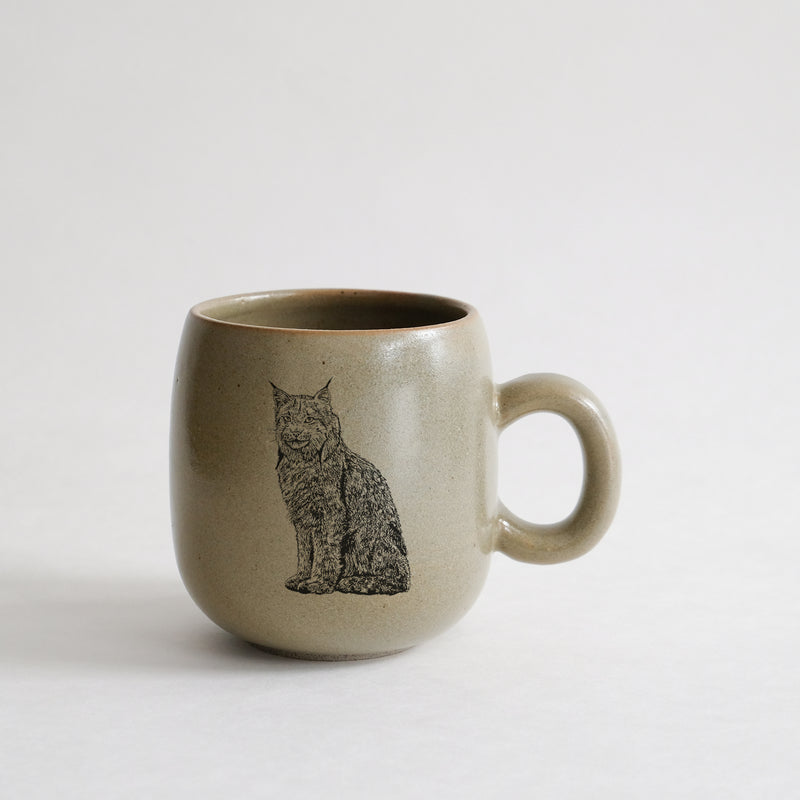 Tasse impression animaux - glaçures recyclées