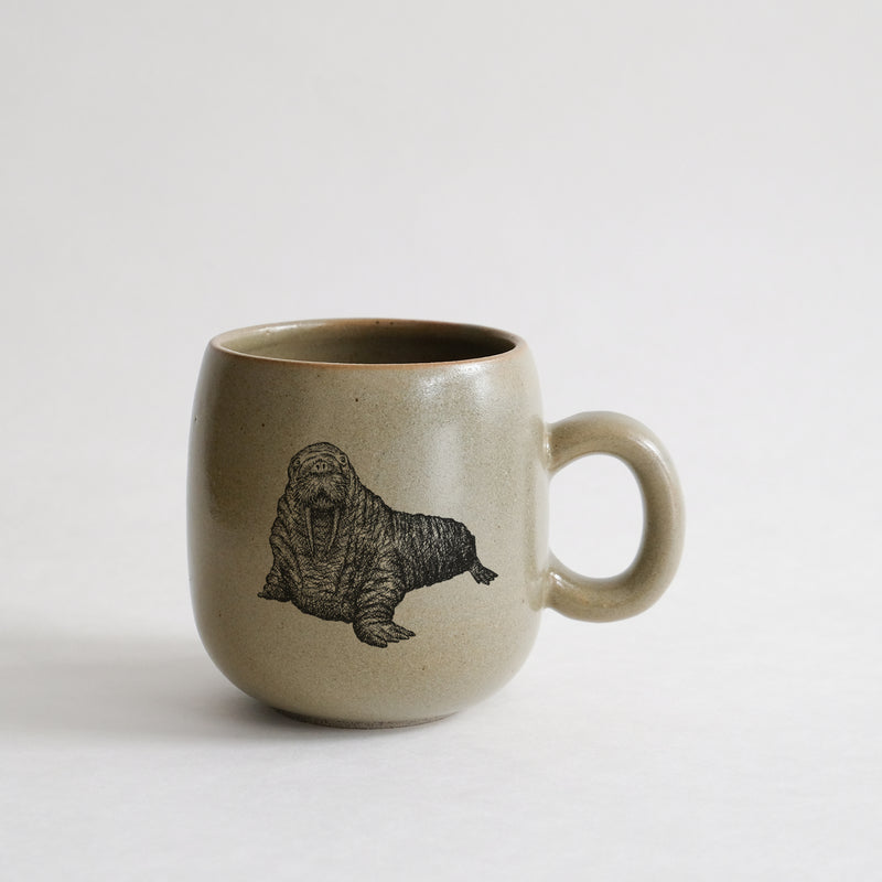 Tasse impression animaux - glaçures recyclées
