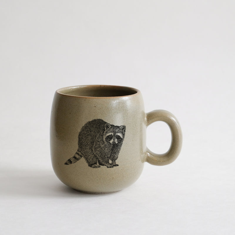 Tasse impression animaux - glaçures recyclées