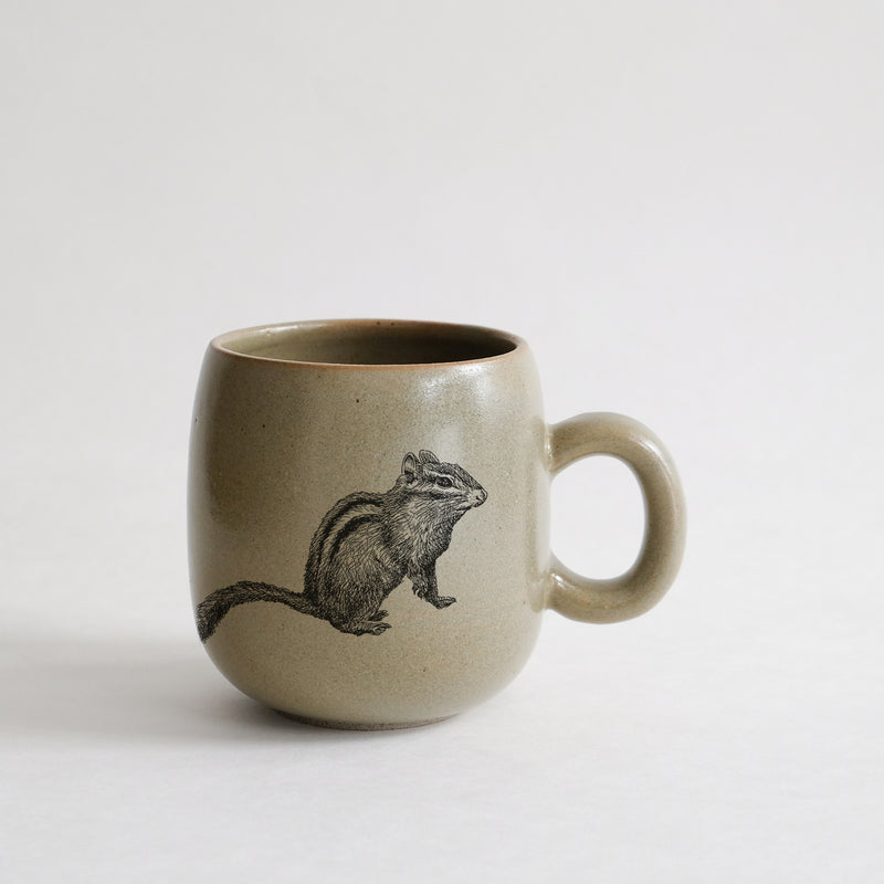Tasse impression animaux - glaçures recyclées