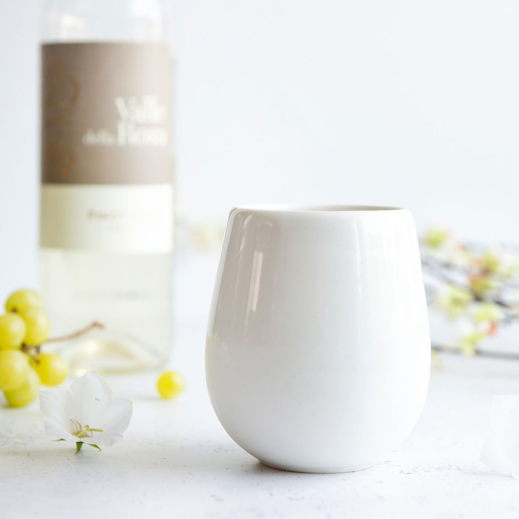 Set à Saké En Porcelaine - 1 Pot + 4 Gobelets - Service Traditionnel Pour Saké Chaud Ou Froid
