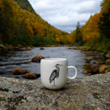 Coffee mug with wild animal print