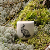 Coffee mug with wild animal print (no handle)